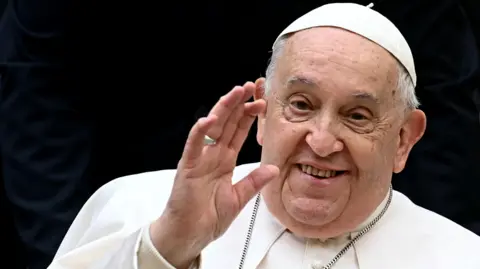 Getty Images Pope Francis in December 2024