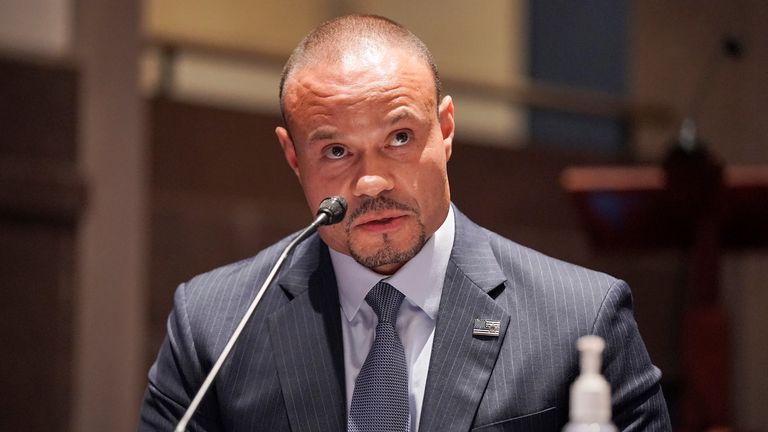 Bongino speaks during hearing on proposed changes to police practices and accountability on Capitol Hill in 2020. Pic: AP