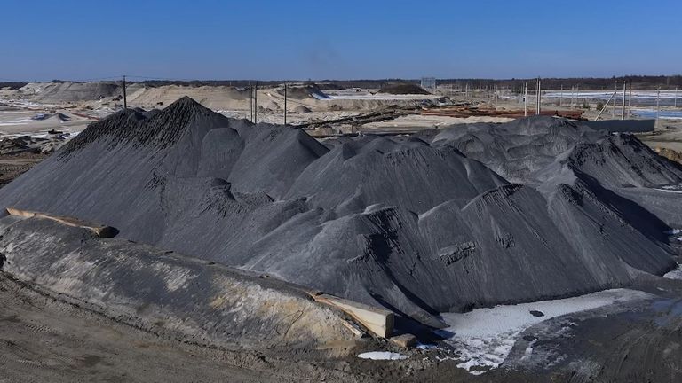 Titanium mine in Ukraine