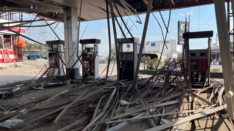 DESTRUCTION IN JABLEH  SN eyewitness from Stuart Ramsay about Syrian Alawites which features:  Hmeimim air base, home to the Russian military in Syria; mass grave in Al-Sanobar; head of General Security, Mustafa Kunefate; various GVs of locals and case studies