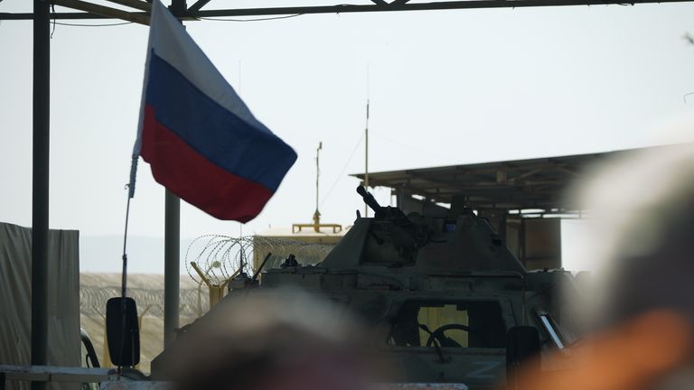 gv  russian airbase  SN eyewitness from Stuart Ramsay about Syrian Alawites which features:  Hmeimim air base, home to the Russian military in Syria; mass grave in Al-Sanobar; head of General Security, Mustafa Kunefate; various GVs of locals and case studies