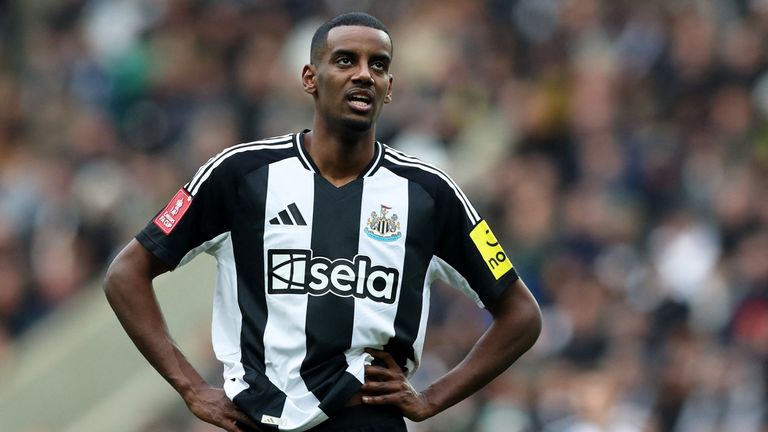 Alexander Isak was not at home at the time of the burglary. File pic: Reuters