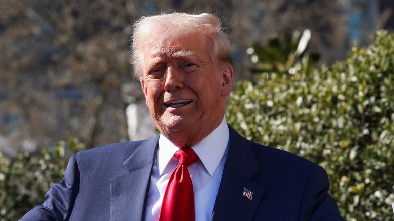 Donald Trump. Pic: Reuters