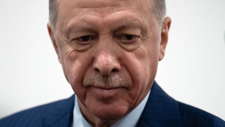 President Erdogan said his government will not tolerate street protests