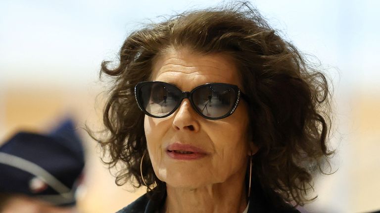 Fanny Ardant. Pic: Reuters