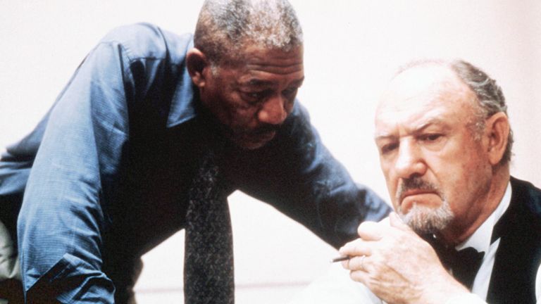 Pic: Bob Greene/Lions Gate/Kobal/Shutterstock  Under Suspicion - 2000  Morgan Freeman, Gene Hackman    2000