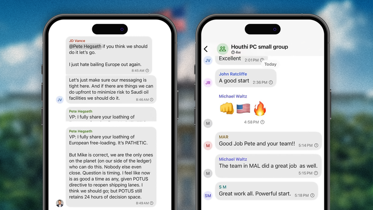 Teaser for explainer on what was said in leaked war plans group chat