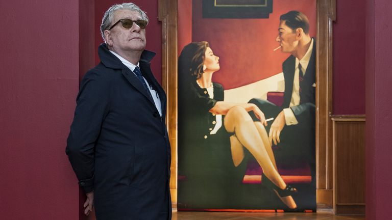 Jack Vettriano.  Pic: Neil Hanna/PA