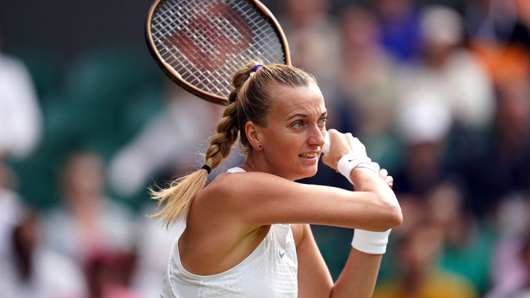 Petra Kvitova. Pic: PA