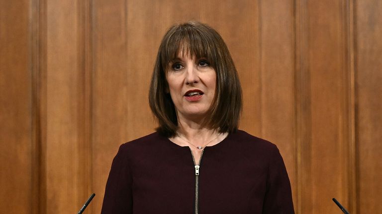 Chancellor Rachel Reeves. Pic: PA