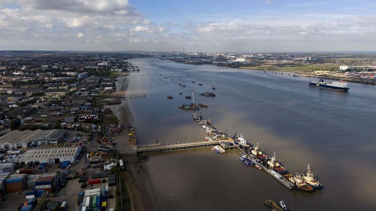 File photo of a view of the River Thames from Gravesend looking west towards London. File pic: PA