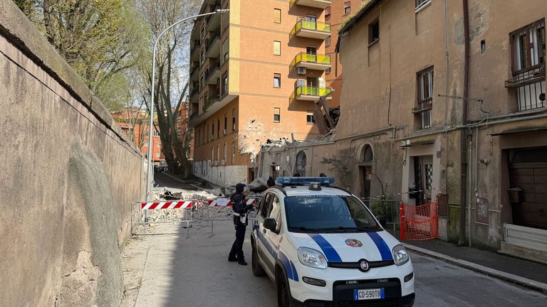 Grant Paterson, 54, from East Kilbride in South Lanarkshire, has reportedly been left severely burned after the explosion in the Monteverde area of Rome on 23 March.