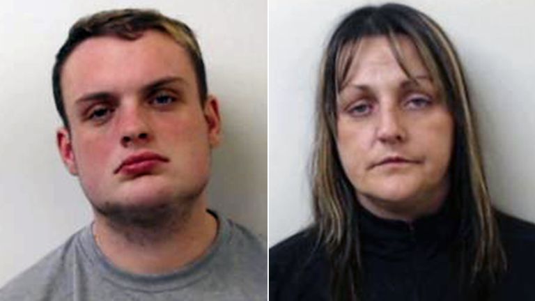 Ryan Hill and Michelle Ramage. Pics: Police Scotland