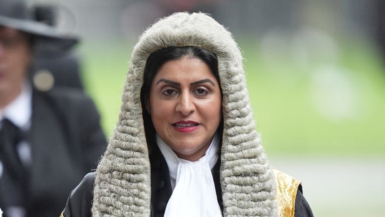 Justice Secretary Shabana Mahmood following the annual Judges Service at Westminster Abbey. File pic: PA