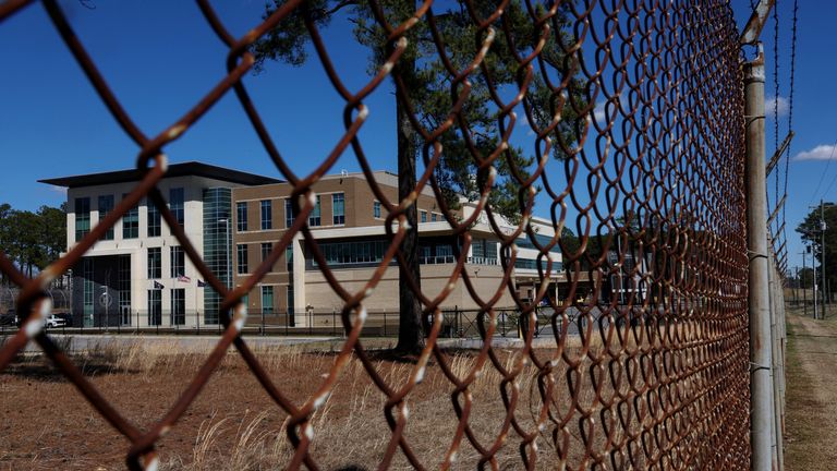 South Carolina Department of Corrections headquarters. Pic: Reuters