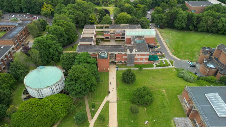Pic: iStock  The University of Sussex campus located in Falmer, East Sussex  Stock photo ID:2156884297  Upload date:June 11, 2024