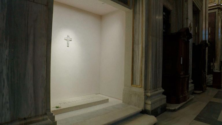 Breaking with tradition, Pope Francis was laid to rest outside the Vatican, at St Mary Major Basilica in Rome.