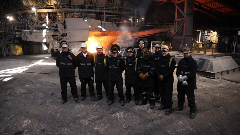 These steel workers could soon be out of work