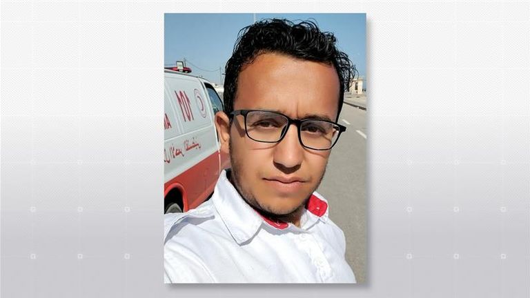 Ashraf Abu Labha was one of the paramedics killed on 23 March. Pic: Facebook