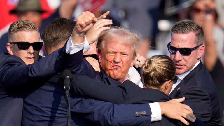 Donald Trump.  Pic: AP