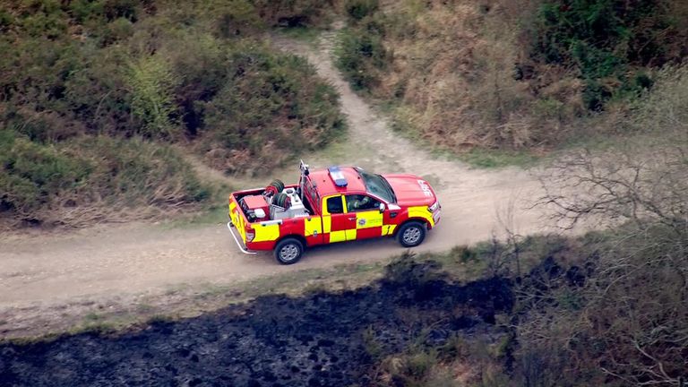 Wildfires in Dorset