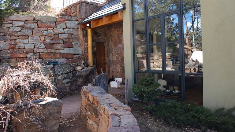 An image taken Santa Fe County Sheriff's Office during their investigation and search of the home of Gene Hackman and his wife Betsy Arakawa. Pic: Santa Fe County Sheriff via AP