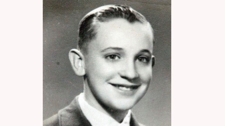 Jorge Mario Bergoglio as a boy. Undated pic: Rex/Argenpress/Shutterstock