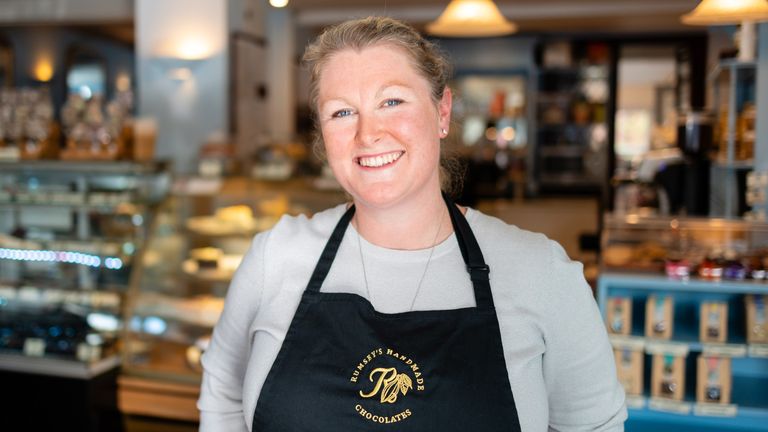 Kate Rumsey, who runs Rumsey's Chocolates in Buckinghamshire and Oxfordshire, said they are being forced to take a short-term view to survive. Pic: Rumsey's Chocolates