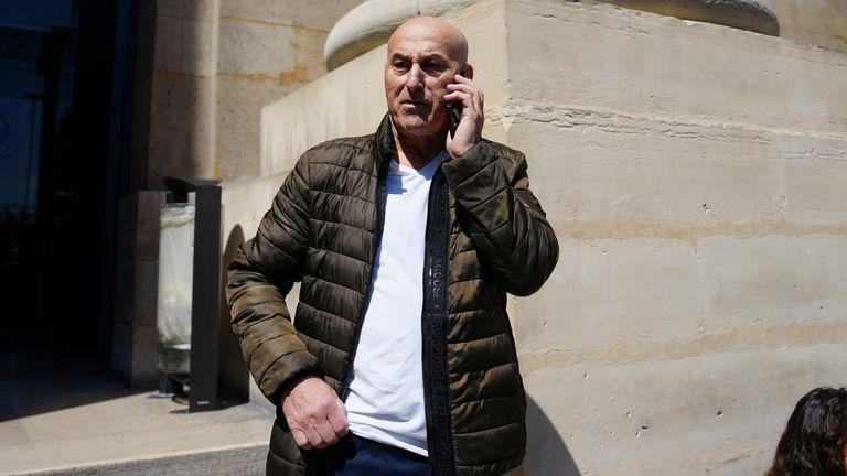 Yunice Abbas, one of the men accused in the 2016 armed robbery of Kim Kardashian outside the Palace of Justice.  Pic: AP