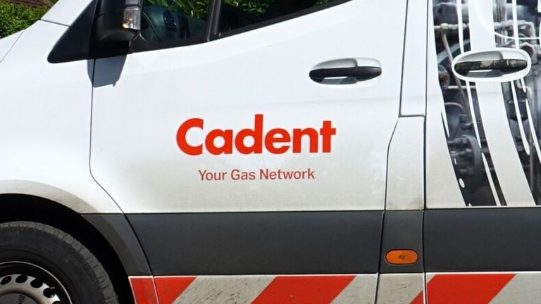 Chorleywood, Hertfordshire, England, UK - May 5th 2024: Cadent Gas Fiat Van. Cadent Gas Limited owns, operates and maintains the largest natural gas distribution network in the UK. Pic: iStock