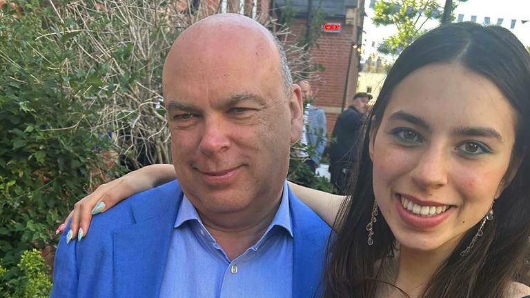 Mike Lynch and his daughter Hannah Lynch died in the sinking. Pic: PA