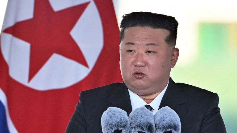Kim Jong Un. Pic: Reuters