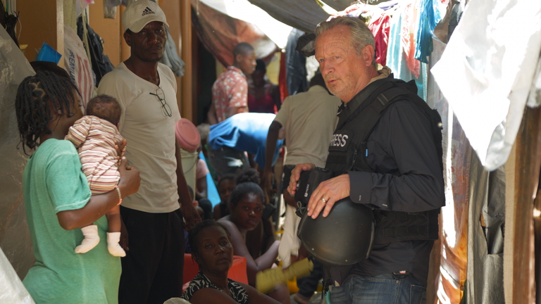 Stuart Ramsay meets Barbara Gashwi Port-au-Prince, Haiti